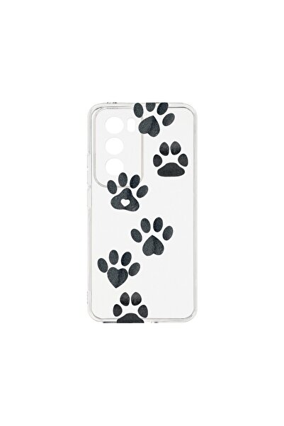 bestcase ¬Æ Husa Clear Silicon 2MM, Compatibila Cu OPPO Reno12 Pro 5G, Dog Pa...