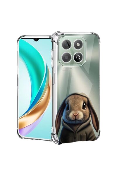 bestcase ¬Æ Husa compatibila Honor X8C, Anti Shock 1.5MM, Sweet Rabbit, Prote...