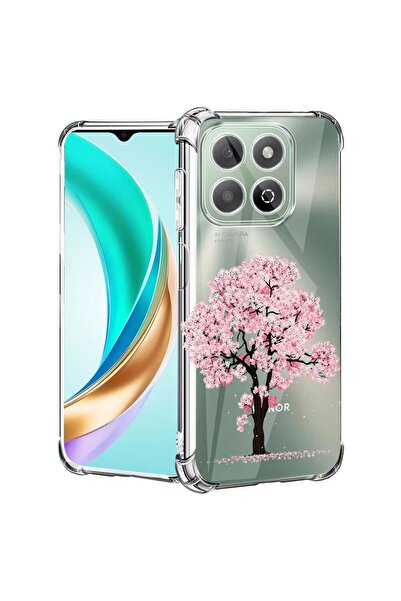 bestcase Husă pentru Honor X7c / 200 Smart cu design cu copaci înfloriți de c...