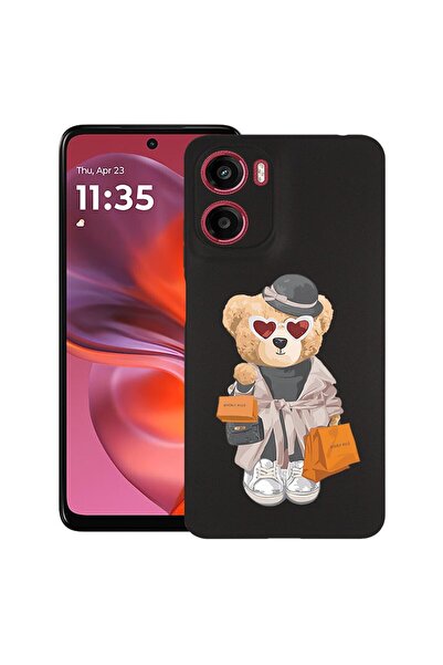bestcase ¬Æ Husa pentru Motorola Moto E15 / Moto G05, Teddy Bear Shopping, Sl...