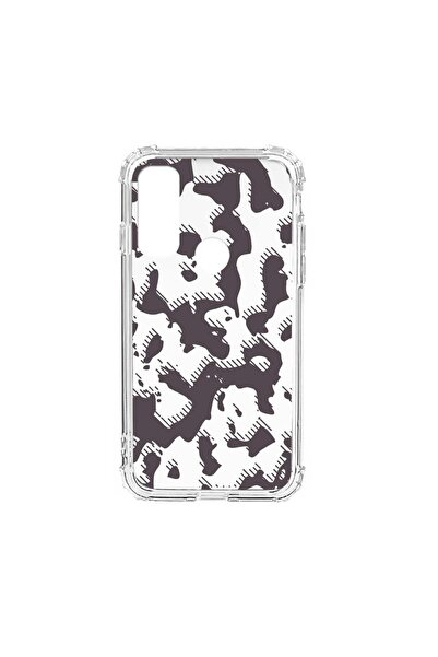 bestcase Husa Anti Shock Silicon Compatibila cu Motorola Moto E40, Gray Camou...