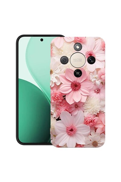 bestcase ¬Æ Husa TPU Ultra Slim Compatibila cu Honor Magic8 Lite, Pink And Wh...