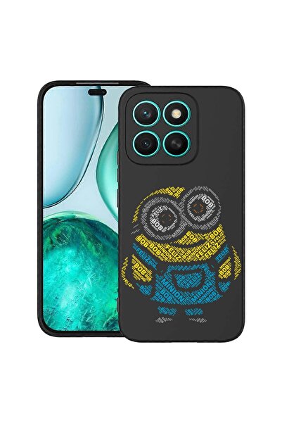 bestcase Husă pentru Honor X8C, Calligraphy Minion, Silicon subțire de 0.8MM,...