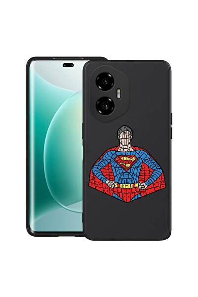 bestcase Θήκη για Honor 300 με σχέδιο Σούπερμαν και καλλιγραφία, TPU Ματ Εξαι...