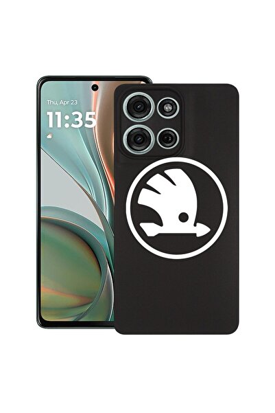 bestcase ¬Æ Husa pentru Motorola Moto G75, Skoda, Slim Silicon 0.8MM, Antisoc...