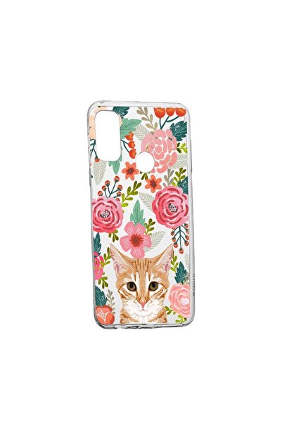 bestcase Husa Cat and Flowers, pentru Honor 9X Lite, rezistenta la uzura, ant...
