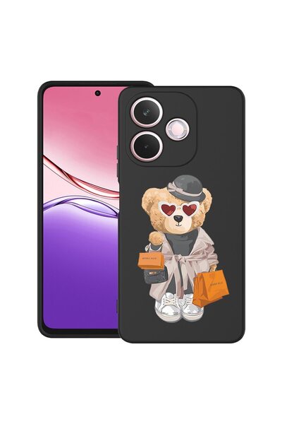 bestcase ¬Æ Husa pentru OPPO A5 Pro 5G din Silicon Ultra Slim cu Design Teddy...