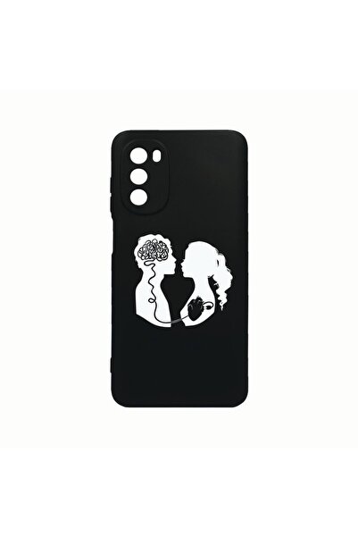 bestcase Husa Silicon, Compatibila cu Motorola Moto G82 / Moto G52, Love With...