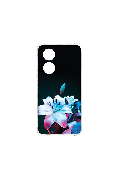 bestcase Husa Anti Shock 1.5MM, compatibilă cu OPPO A38, Floare de Orhidee, T...