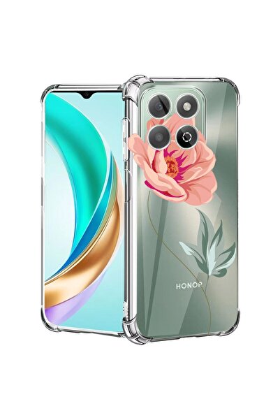 bestcase Husă pentru Honor X7c / 200 Smart cu design trandafir, Antișoc, Colț...