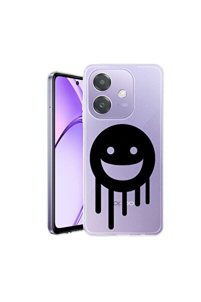 bestcase Husa pentru OPPO A40 / A40M, BestCase¬Æ Clear Silicon 2MM, Smiley, A...