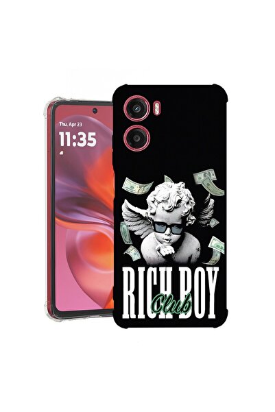 bestcase Θήκη για Motorola Moto G06 με σχέδιο Rich Boy Club, Αντικραδασμική, ...