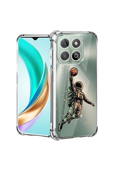 bestcase Θήκη για Honor X7d / 400 Smart με σχέδιο αστροναύτη και μπάσκετ, Αντ...
