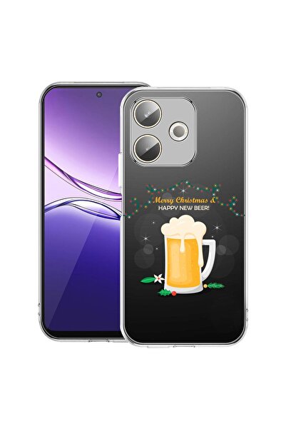 bestcase ¬Æ Husa Clear Silicon pentru OPPO A5 Pro 5G, Happy New Beer!, 204241...