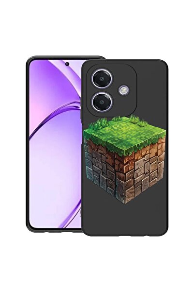 bestcase ¬Æ Husa pentru OPPO A60 5G / A40 / A40M, Minecraft World, Slim Silic...