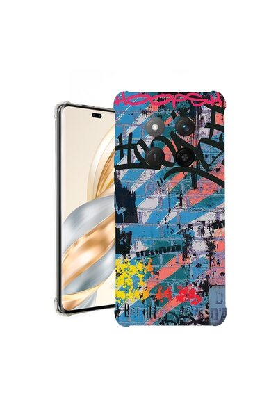 bestcase ¬Æ Husa pentru Honor Magic7 Lite, Anti Shock 1.5MM, Graffiti Wall, P...