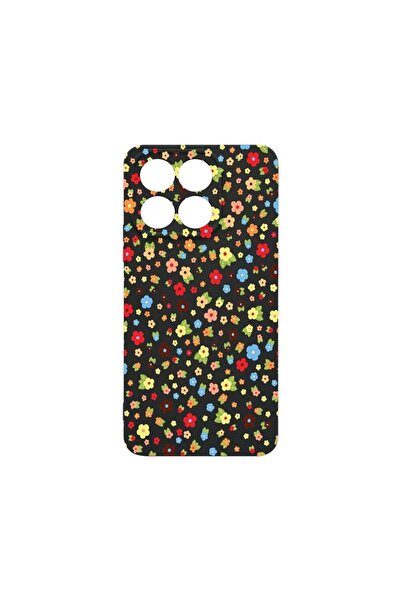 bestcase Λεπτή Θήκη Σιλικόνης 0.8MM, Συμβατή με Honor X6a, Χαρούμενα Λουλουδά...