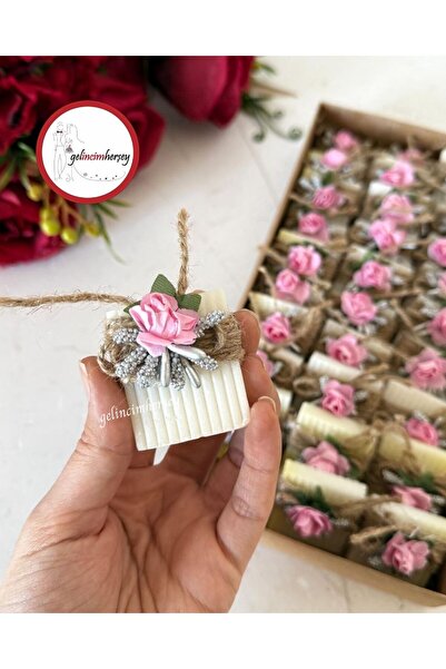 Gelincimherşey 30’lu Çiçek ve Pıtırcık Süslemeli Kokulu Hediyelik Sabun