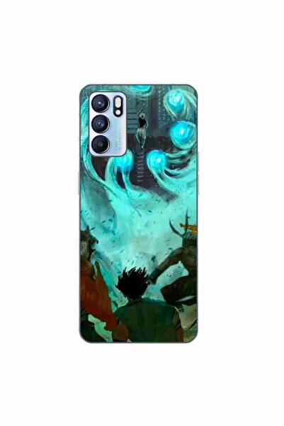 OEM Husa compatibila cu Oppo Reno6 5G Silicon Gel Tpu Model Satoru vs Sukuna