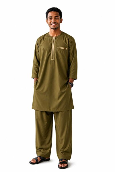 WHB Sudanese Men's Two-Piece Outfit (Allah)