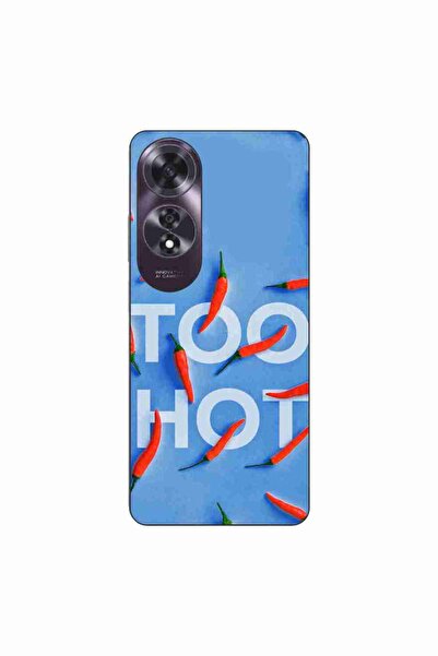 OEM Husa compatibila cu Oppo A60 4G Silicon Gel Tpu Model Mesaj Too Hot