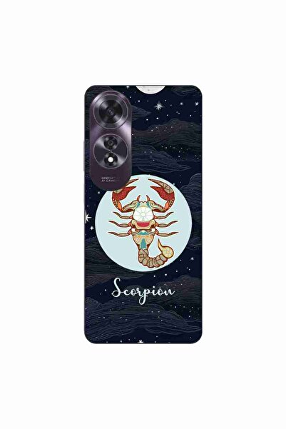OEM Θήκη συμβατή με Oppo A60 4G Σιλικόνης Gel TPU με σχέδιο Ωροσκόπιο Σκορπιός
