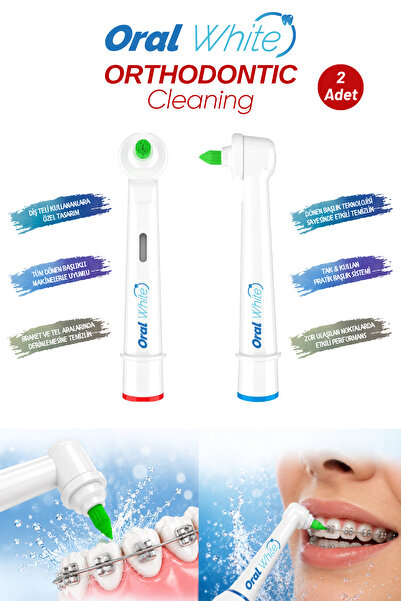 Oral White Orthodontic Cleaning Arayüz Fırçası Başlığı Diş Teli Olanlara Özel...