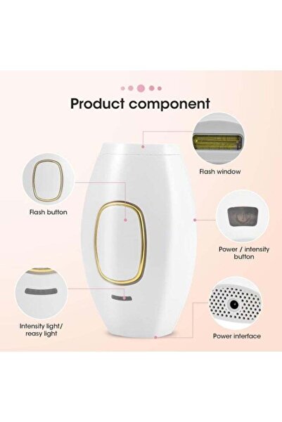 PopZa IPL Laser Hair Removal Device – 500,000 Flashes Painless At-Home Hair R...