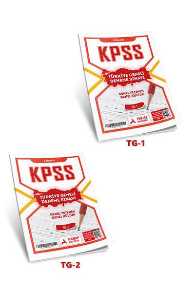 Paraf Akademi KPSS LİSANS GENEL YETENEK GENEL KÜLTÜR TÜRKİYE GENELİ DENEME SI...