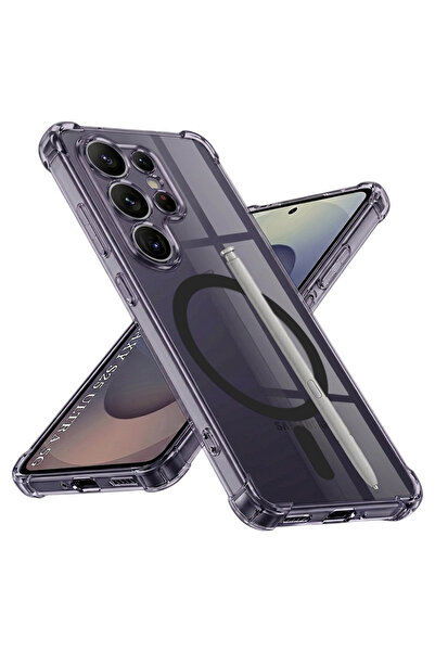 Techsuit Husă pentru Samsung Galaxy S25 Ultra, Antișoc, din Silicon Transpare...