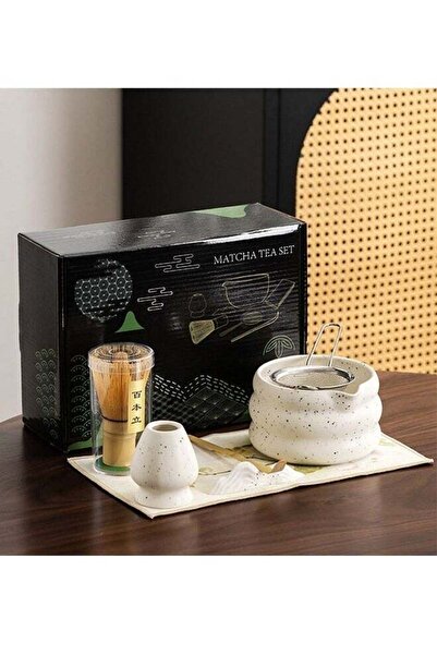Arabest 7-Piece Matcha Tea Set,Traditional Bamboo Tools,Whisk,Scoop,Bowl,Hold...
