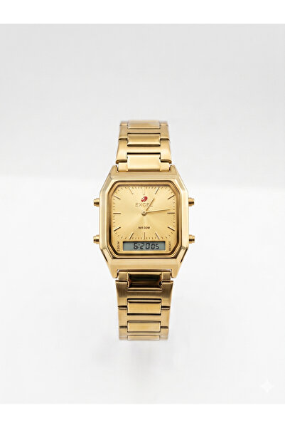 Excel KVOGUES WR 30 M EX-2104 G GOLD DIAL - MEN'S QUARTZ