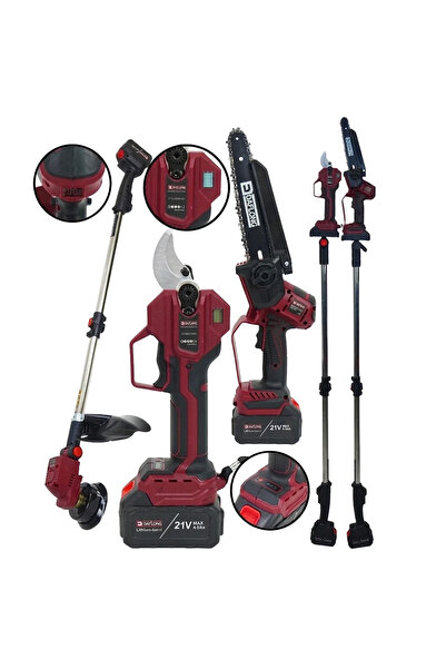 DAFLONG Pro 3’lü Bahçe Seti Tırpanlı