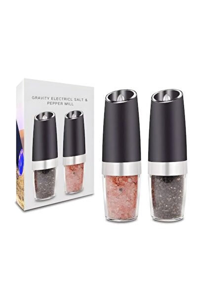 OEM Electric Gravitational Salt and Pepper Grinder, Automatic, LED, Battery, ...