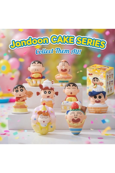🎂🍦 Shinchan Tatlı Parti Mini Figürleri 🍩✨ (Süpriz Paket Koleksiyon Serisi)