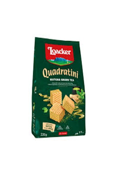 Loacker Quadratini Matcha 18 x 220g