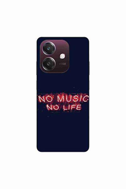 OEM Husa compatibila cu Oppo A60 5G Silicon Gel Tpu Model No Music No Life