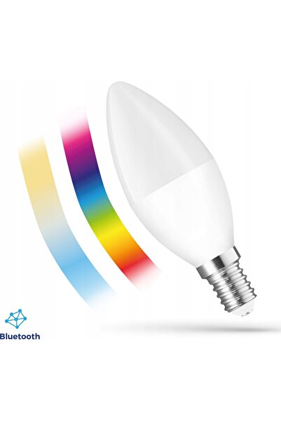 Spectrum ≈ªar√≥wka ≈õwieczka LED E14 4.9W 520lm RGBW+CCT+DIM BTM Ușor Inteligent