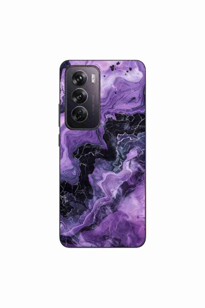 OEM Husa compatibila cu Oppo Reno12 Pro Silicon Gel Tpu Model Abstract Purple...