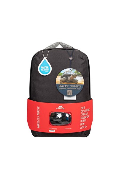 Riva NB BACKPACK 15.6" + MOUSE/7563 BLACK RIVACASE