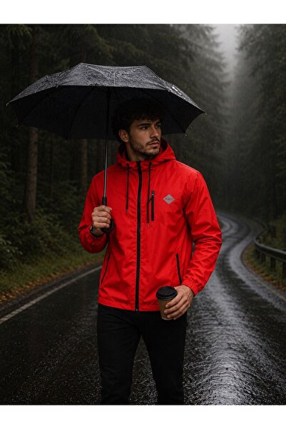 Gül Maison Men's Seasonal Hooded Windbreaker New Season Lightweight Fabric Li...