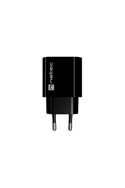 Natec ÎNCĂRCĂTOR DE REȚEA RIBERA 1X USB-A + 1X USB-C 20W NEGRU
