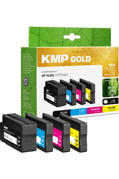 KMP GOLD Patrone HP 963XL (3YP35AE) Multipack C/M/Y/B remanufactured