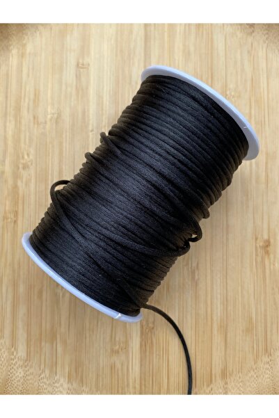 Lorin hobi Floş ip, sıçan kuyruğu 2 mm 5 metre SİYAH