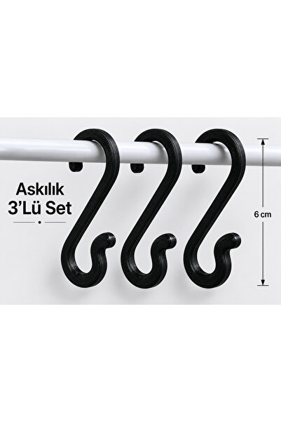 NO BRAND Askılık 3’Lü Set