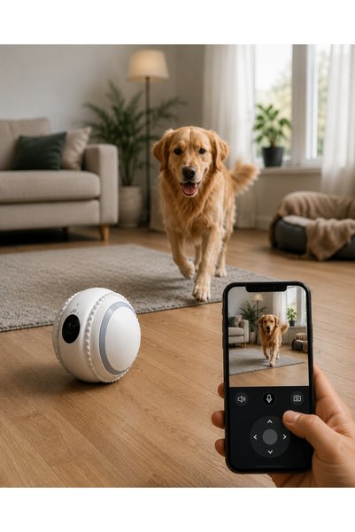 Lisinya Yapay Zekalı Akıllı Takip Kamerası WiFi Bebek ve Evcil Hayvan İzleme -