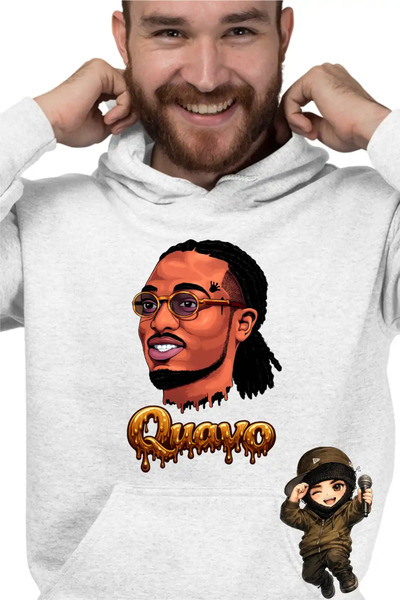 OEM Men's Hoodie Quavo Party Rap Trap Vibe