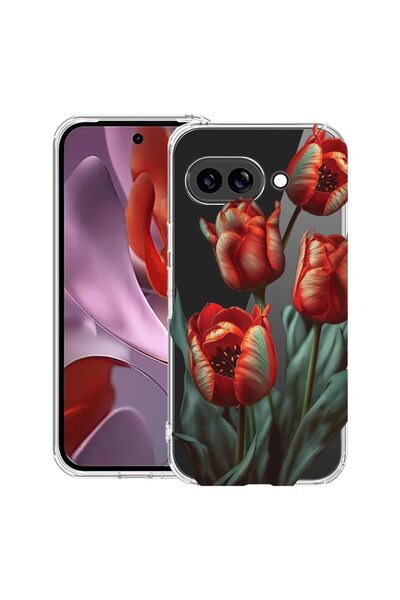 bestcase ¬Æ Husa Anti Shock Compatibila cu Google Pixel 9 / Pixel 9 Pro, Flor...