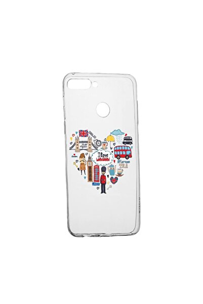 bestcase Husa Silicon Compatibila Cu Huawei Y6 Prime 2018, I Love London, rez...