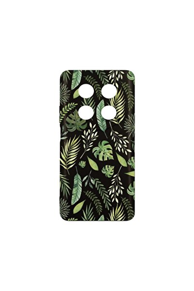 bestcase Λεπτή Θήκη Σιλικόνης 0.8MM, Συμβατή με Huawei Nova 12i, Πράσινα φύλλ...